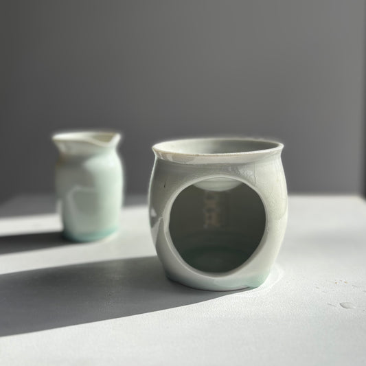 Wood Fired Oil Burner with Jug