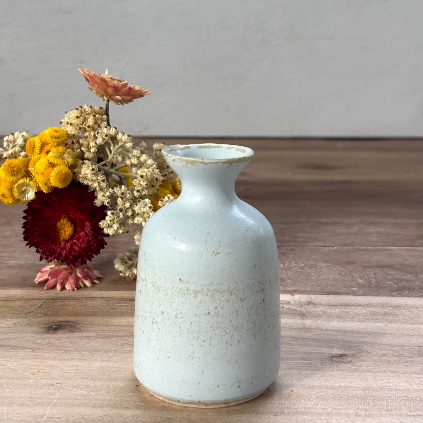Ink Pot Vase & flowers - Shoreline