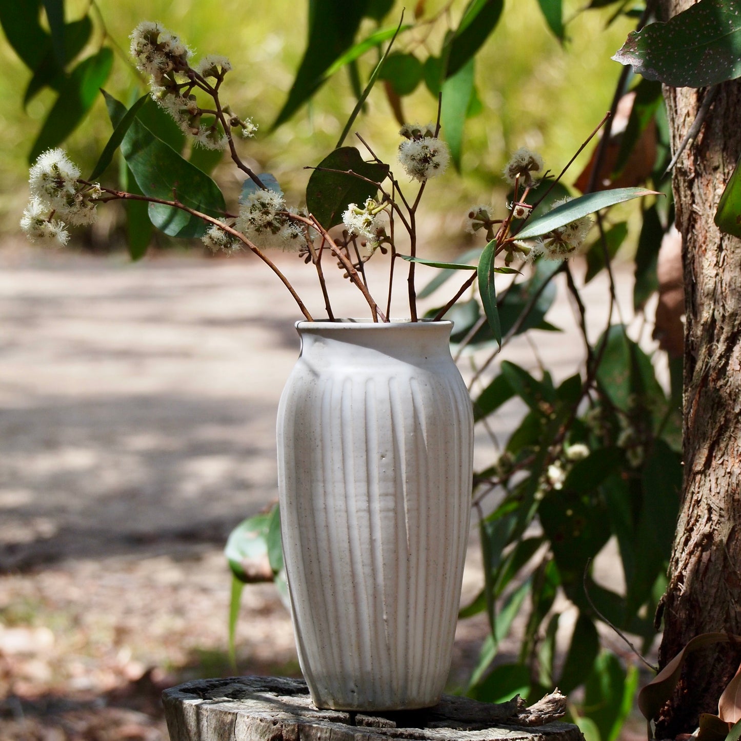 Carved Vase - 20cm