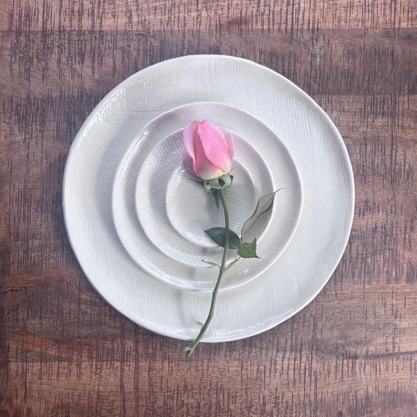 Porcelain Hessian Plates