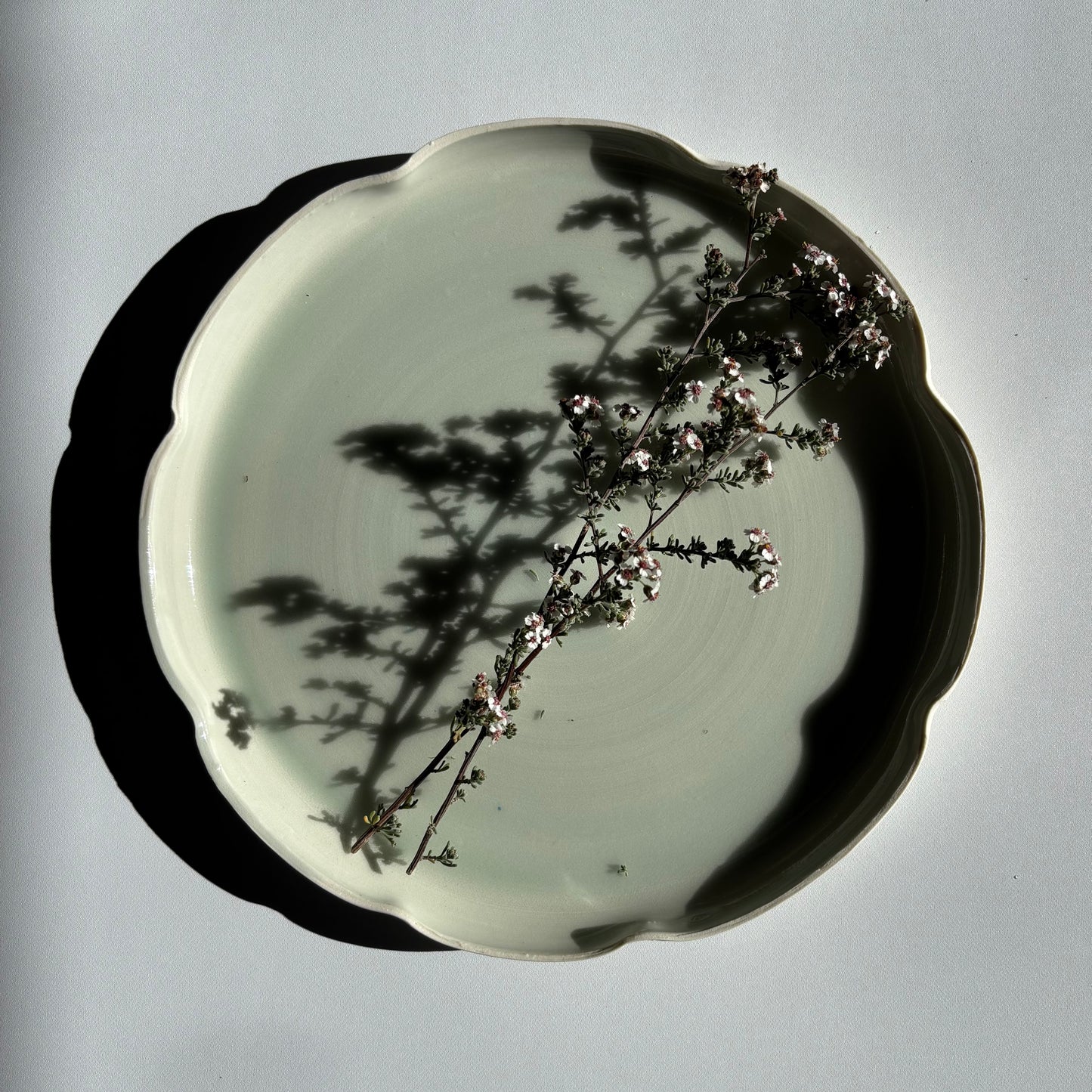 Porcelain Petal Platter