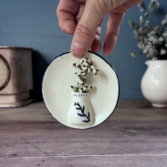 Porcelain Mini Wall Vase - Branch