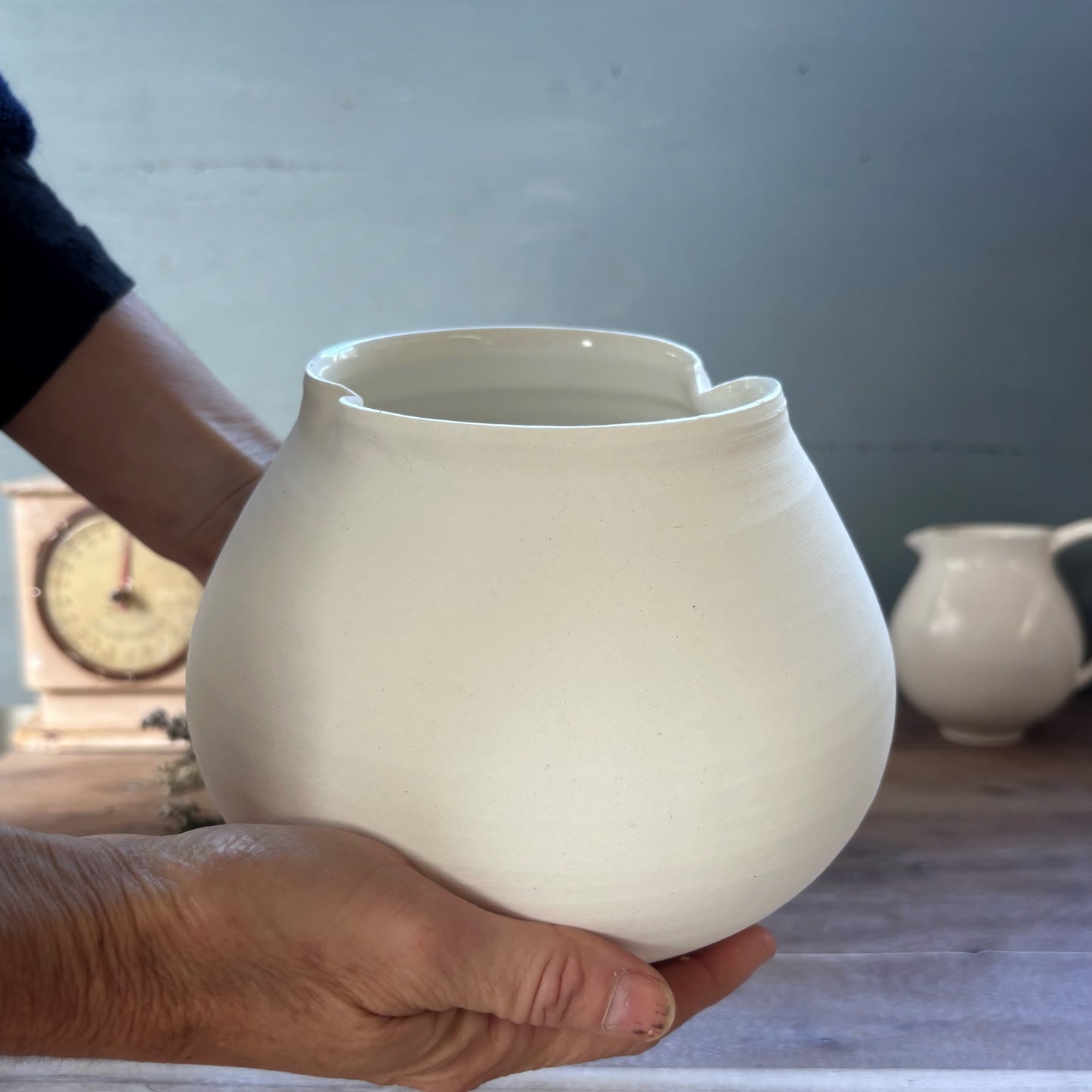 Porcelain Dimple Vase
