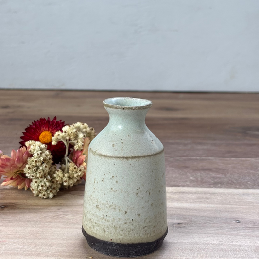 Ink Pot Vase & flowers - Eucalyptus